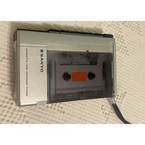 Vintage Sanyo M 1002 Cassette Tape Recorder M1002 Midcentury Player